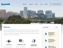 Tablet Screenshot of burwellgroupllc.com